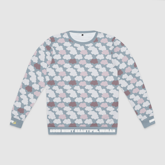 CREWNECK SWEATSHIRT CLOUD CANDY BLUE