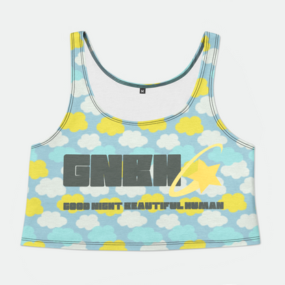 CROP TANK TOP CLOUD CANDY YELLOW