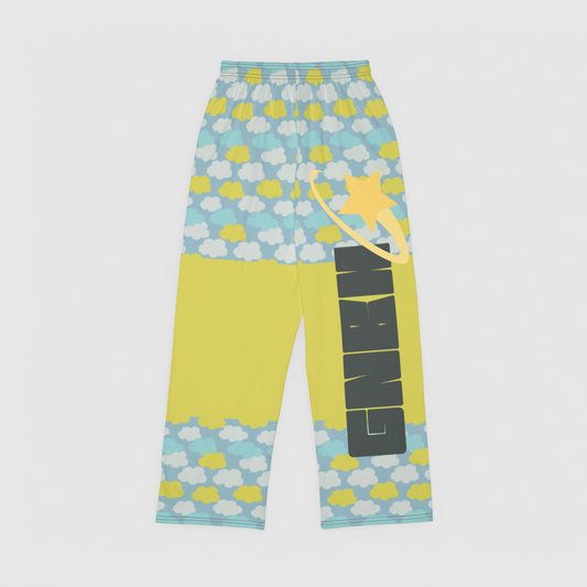 PAJAMA PANT WITH COLOR BLOCK CLOUD CANDY YELLOW