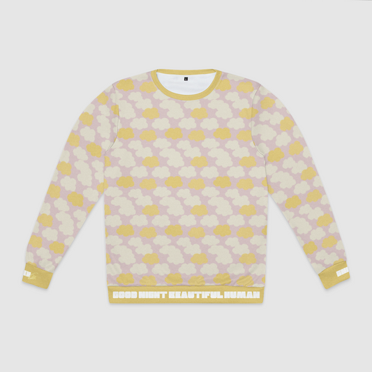 CREWNECK SWEATSHIRT CLOUD CANDY PINK