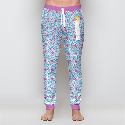 VELVET JOGGER STAR POWER PINK