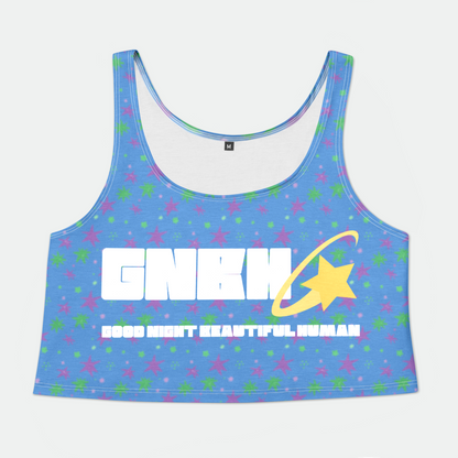 CROP TANK TOP STAR TRIPPER GREEN