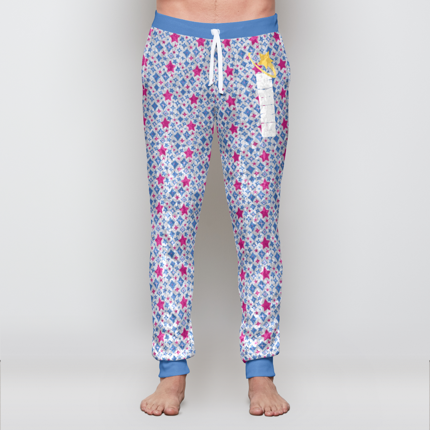 VELVET JOGGER STAR POWER BLUE