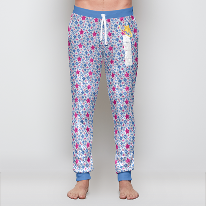 VELVET JOGGER STAR POWER BLUE