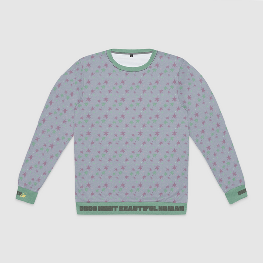 CREWNECK SWEATSHIRT STAR TRIPPER AQUA