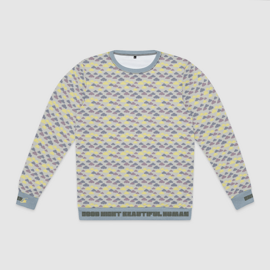 CREWNECK SWEATSHIRT CLOUD GEMS PERIWINKLE