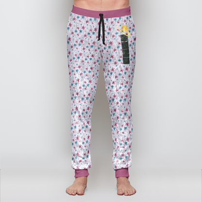 VELVET JOGGER STAR TRIPPER PINK