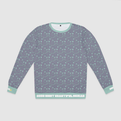 CREWNECK SWEATSHIRT STARDUST TEAL