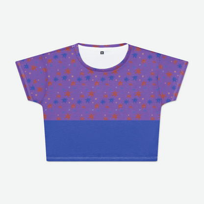 CROP TEE STAR TRIPPER INDIGO