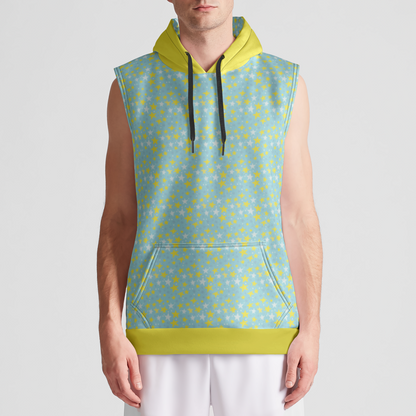 SLEEVELESS PULLOVER HOODIE STARDUST YELLOW