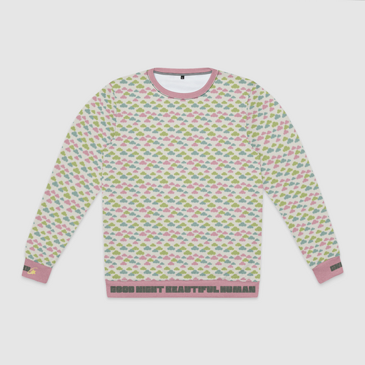 CREWNECK SWEATSHIRT CLOUD GEMS PINK