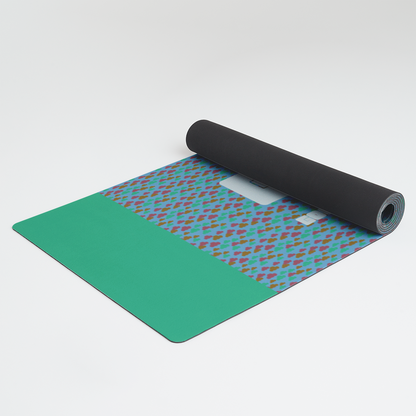 LUXE YOGA MAT CLOUD GEMS AQUA