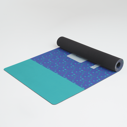 LUXE YOGA MAT STARDUST TEAL