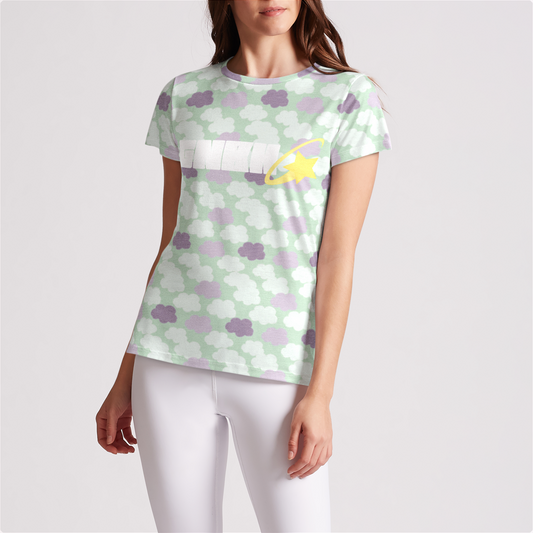 CLASSIC BOYFRIEND TEE CLOUD CANDY GREEN