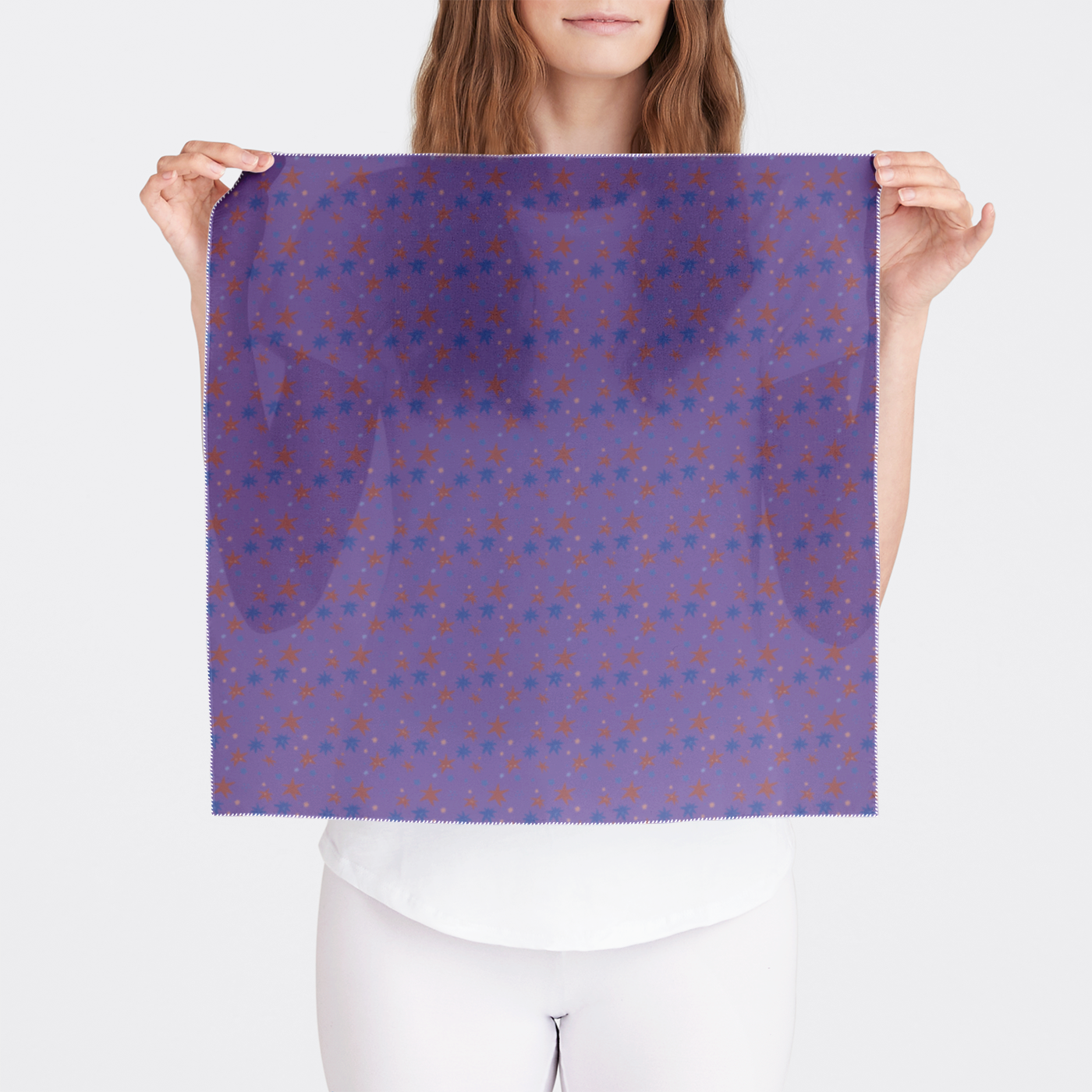 CHIFFON BANDANA STAR TRIPPER INDIGO