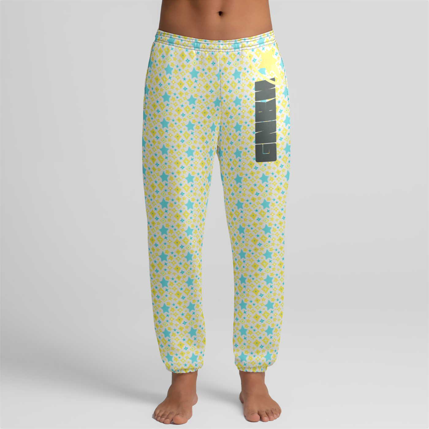 SWEATPANT STAR POWER TURQUOISE