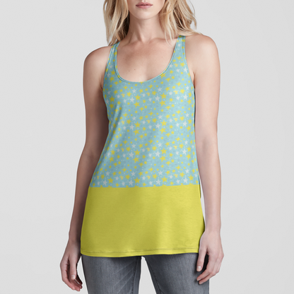 RACERBACK TANK TOP STARDUST YELLOW