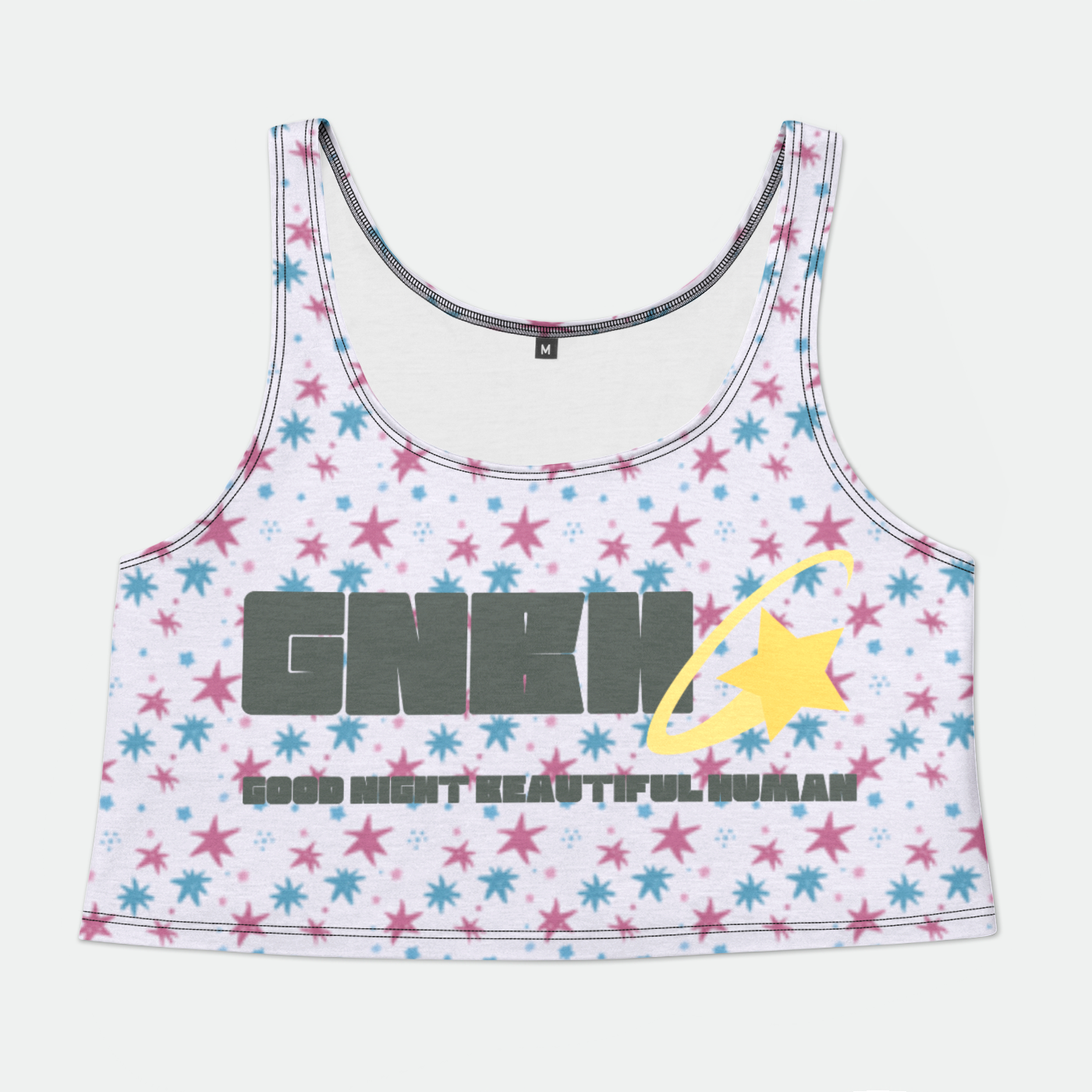 CROP TANK TOP STAR TRIPPER PINK