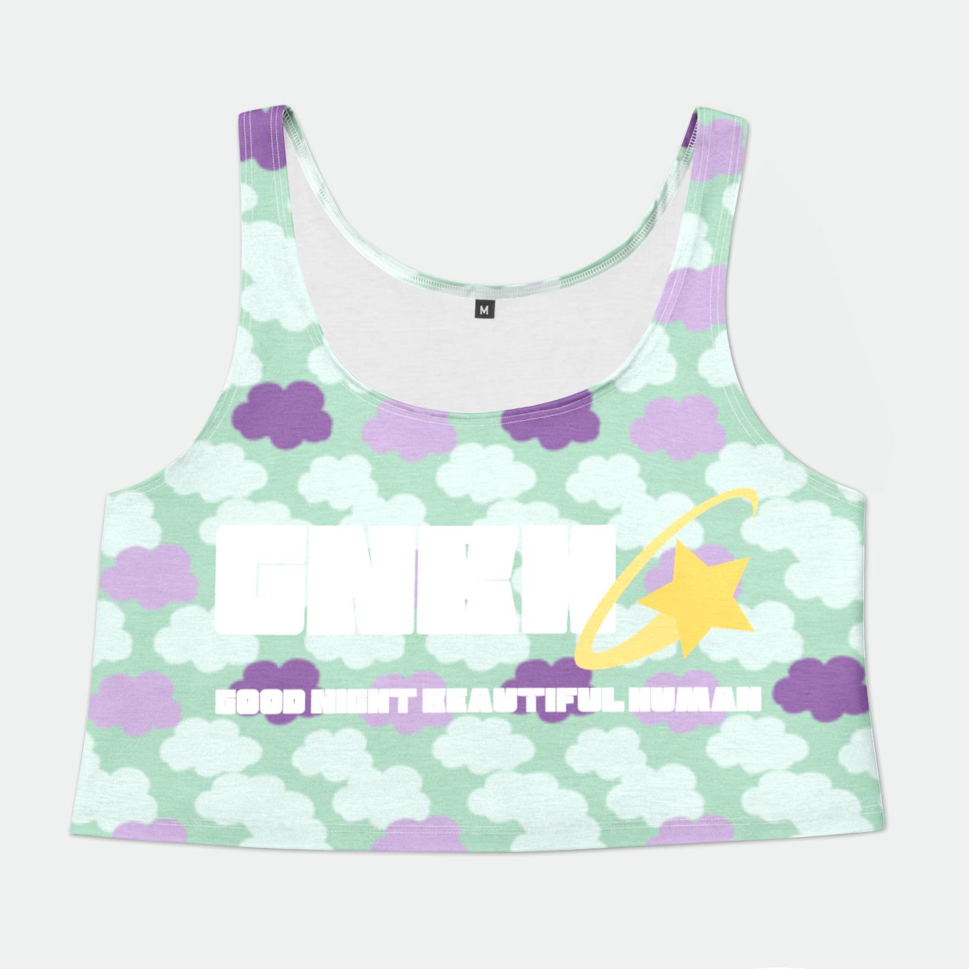 CROP TANK TOP CLOUD CANDY GREEN