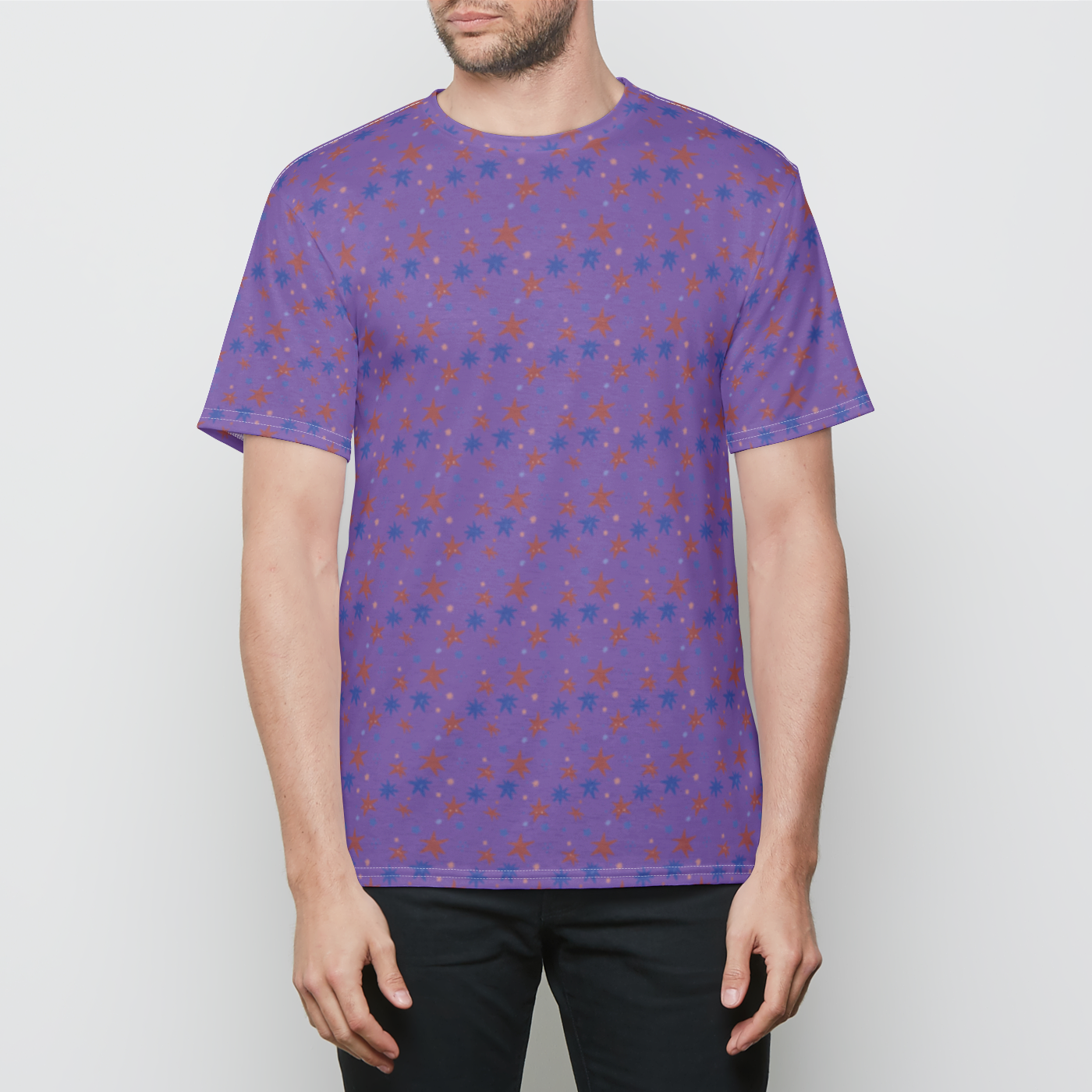 CREWNECK TEE STAR TRIPPER INDIGO