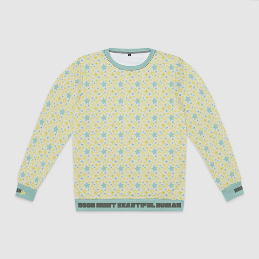 CREWNECK SWEATSHIRT STAR POWER TURQUOISE