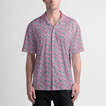 BUTTON UP SHIRT CLOUD GEMS MAUVE