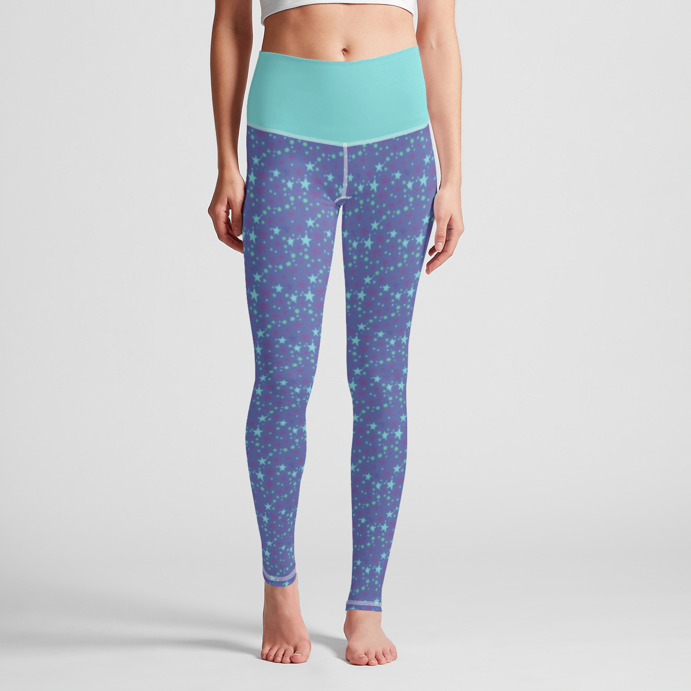 HIGH WAIST LEGGING STARDUST TEAL