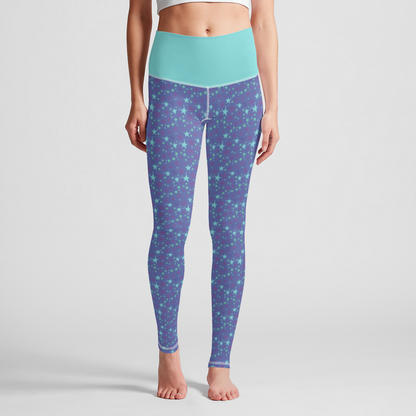 HIGH WAIST LEGGING STARDUST TEAL