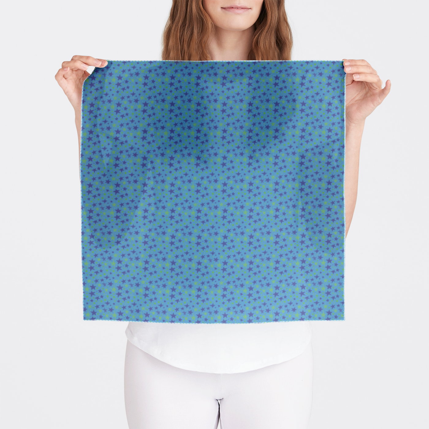 CHIFFON BANDANA STARDUST INDIGO