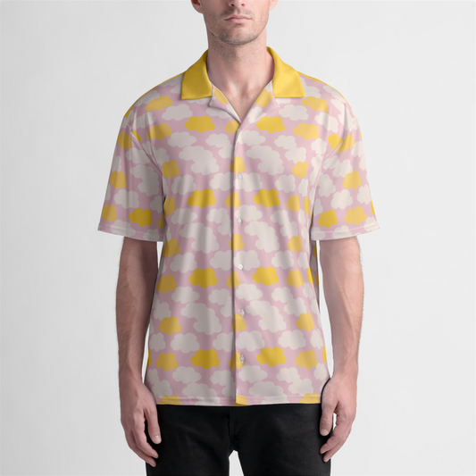 BUTTON UP SHIRT CLOUD CANDY PINK