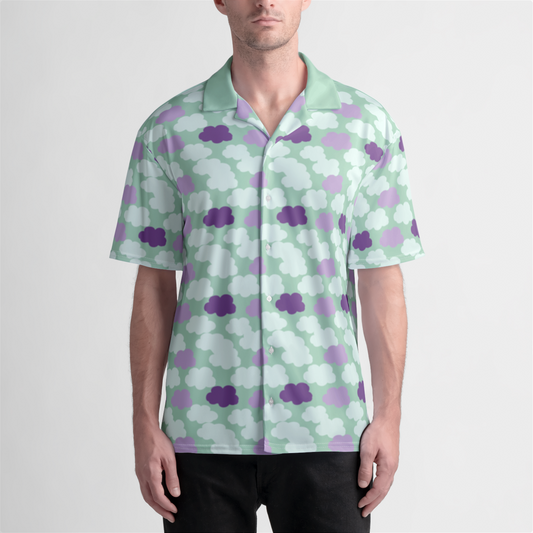 BUTTON UP SHIRT CLOUD CANDY GREEN