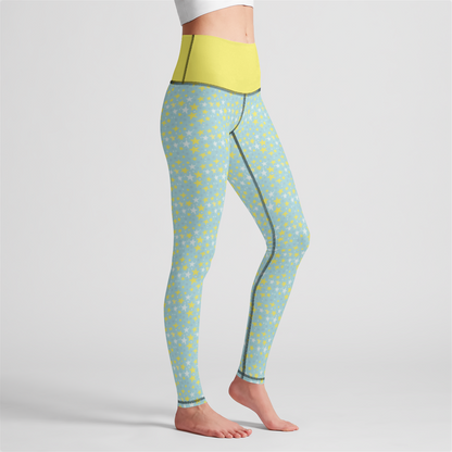 HIGH WAIST LEGGING STARDUST YELLOW