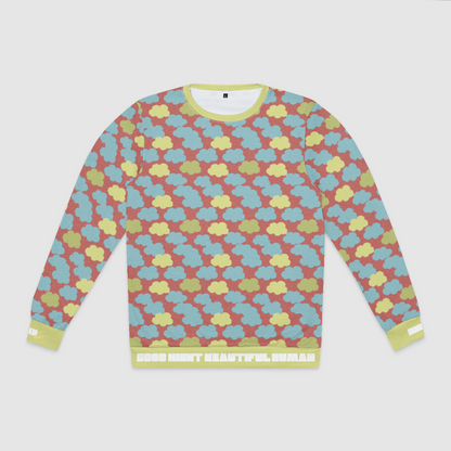 CREWNECK SWEATSHIRT CLOUD CANDY RED