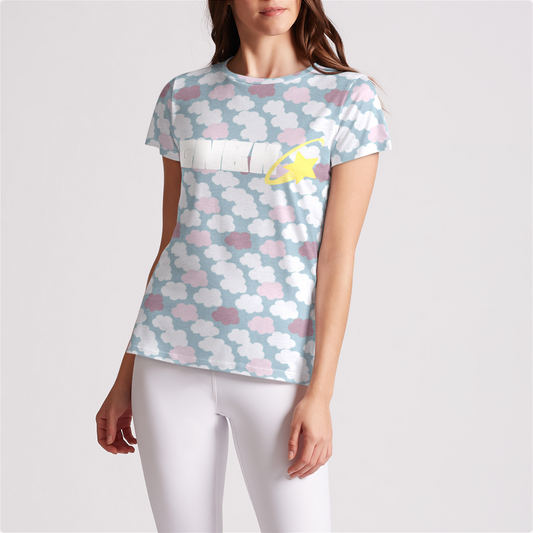 CLASSIC BOYFRIEND TEE CLOUD CANDY BLUE