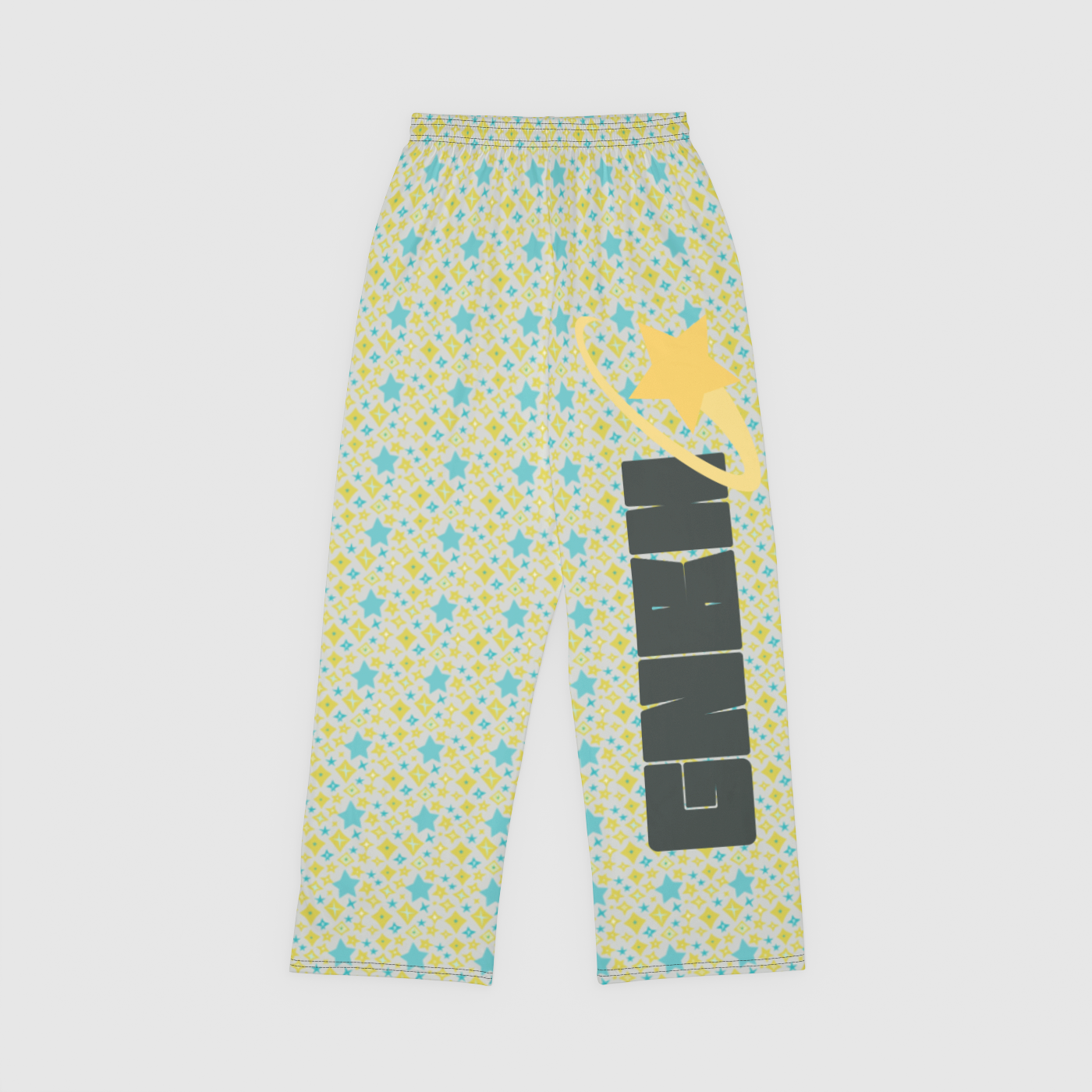 PAJAMA PANT STAR POWER TURQUOISE