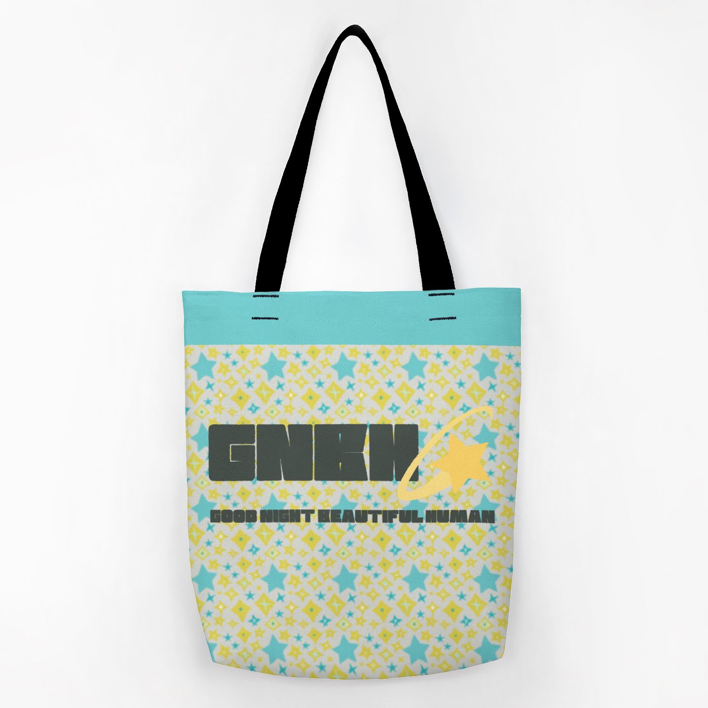 CLASSIC TOTE BAG STAR POWER TURQUOISE