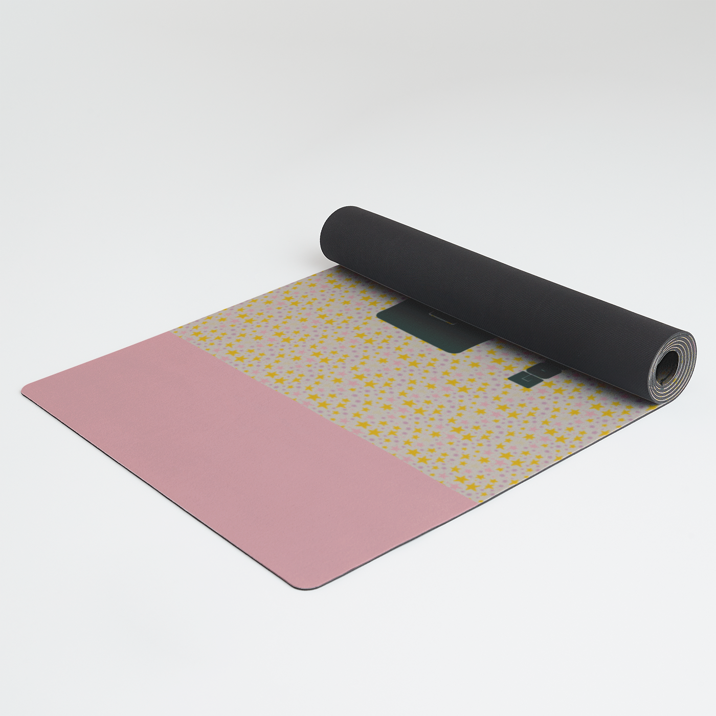 LUXE YOGA MAT STARDUST LIGHT PINK