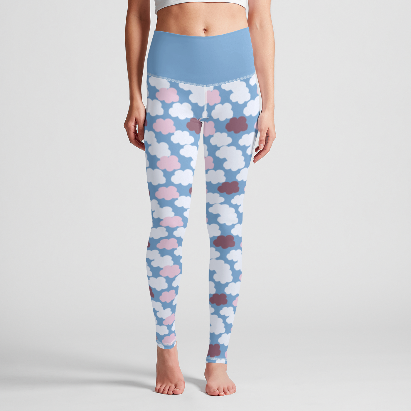 HIGH WAIST LEGGING CLOUD CANDY BLUE