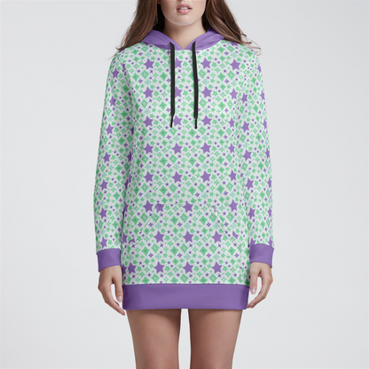 HOODIE DRESS STAR POWER PURPLE