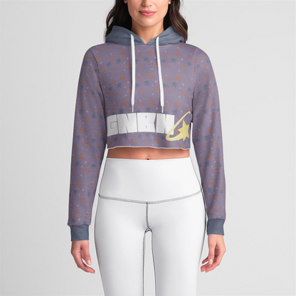 CROP HOODIE STAR TRIPPER INDIGO