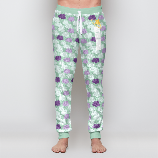 VELVET JOGGER CLOUD CANDY GREEN