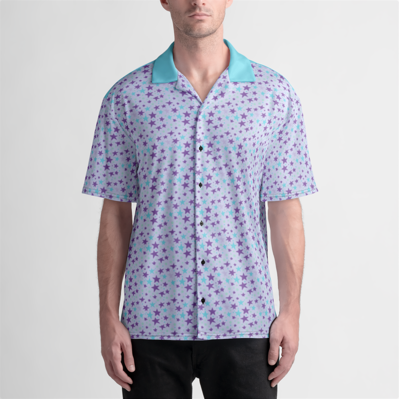 BUTTON UP SHIRT STARDUST BLUE