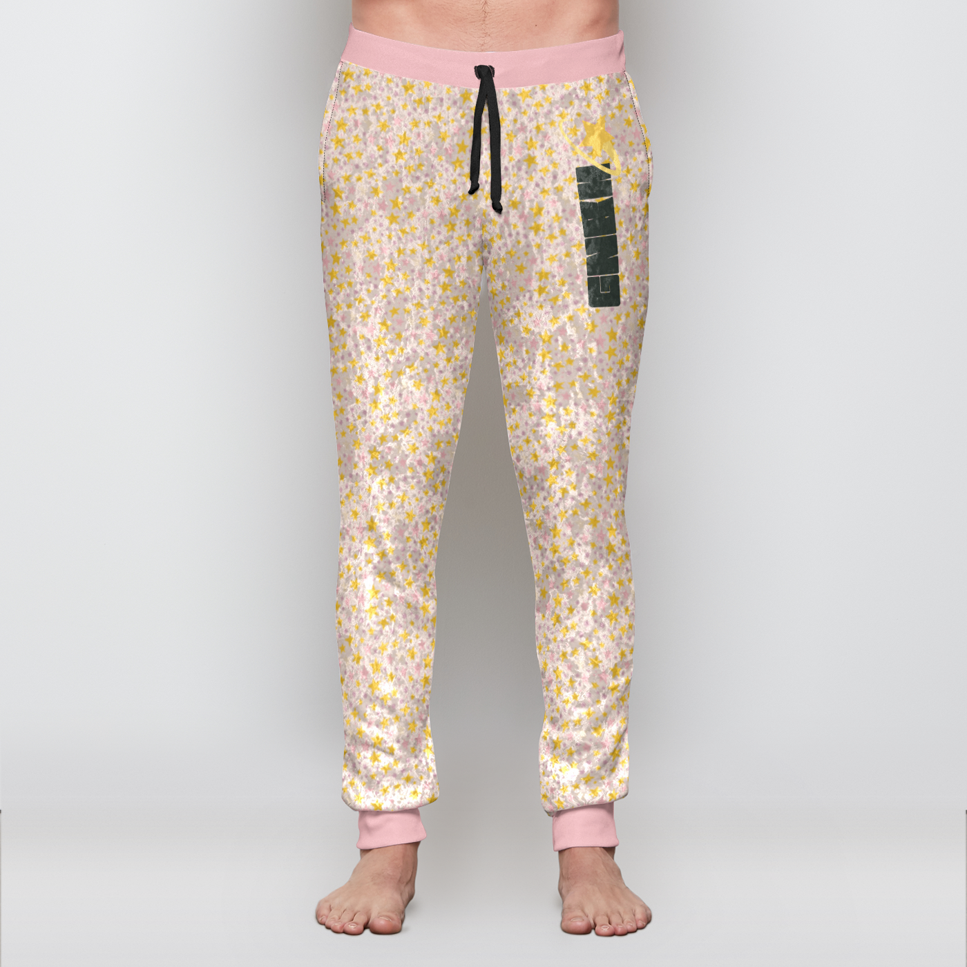 VELVET JOGGER STARDUST LIGHT PINK