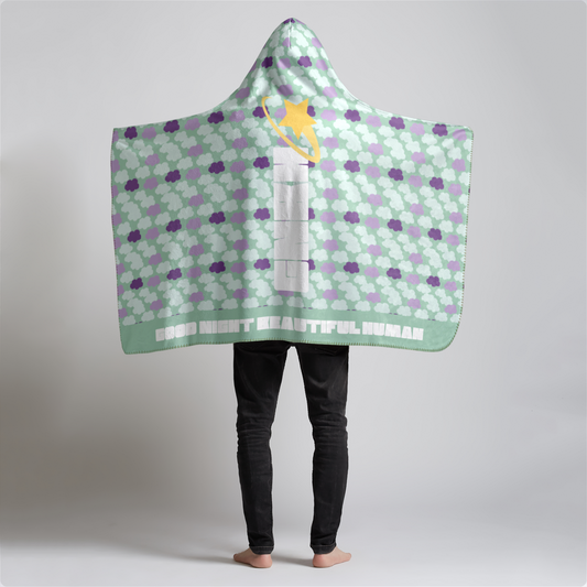 LUXE HOODIE SHERPA BLANKET CLOUD CANDY GREEN