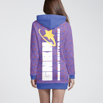 HOODIE DRESS STAR TRIPPER INDIGO