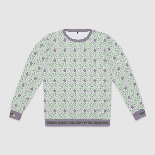 CREWNECK SWEATSHIRT STAR POWER PURPLE