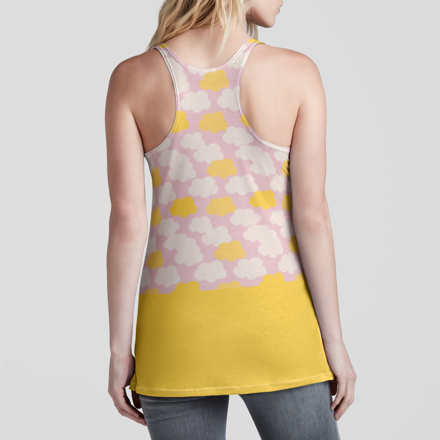 RACERBACK TANK TOP CLOUD CANDY PINK