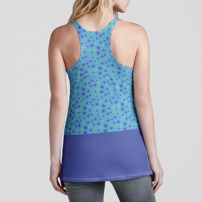 RACERBACK TANK TOP STARDUST INDIGO