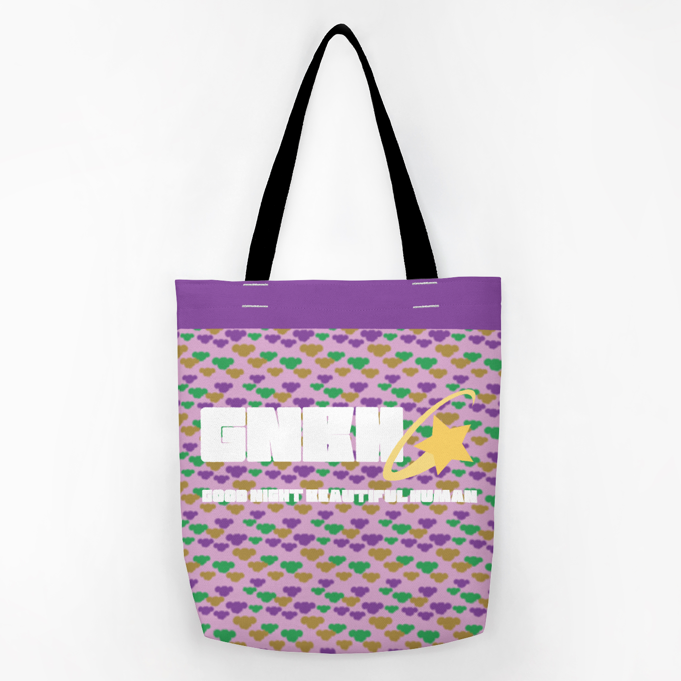 CLASSIC TOTE BAG CLOUD GEMS PURPLE