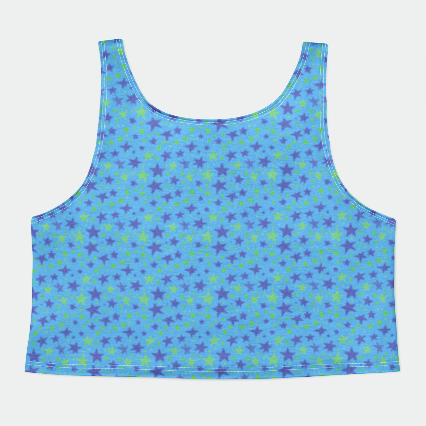 CROP TANK TOP STARDUST INDIGO